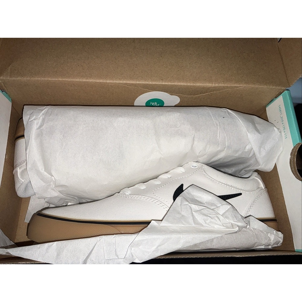Size 8 - Nike Chron 2 Canvas SB‎ White Gum Light Brown